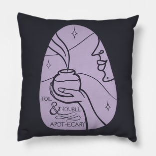 Toil & Trouble Apothecary Pillow