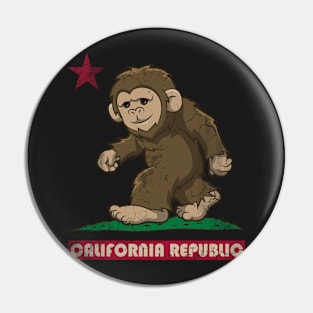 California Republic Squatch Flag Pin