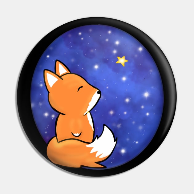 Galaxy Fox Pin by bittentoast