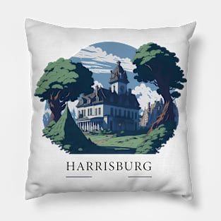 Harrisburg Pennsylvania Pillow