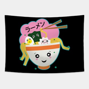 Ramen Smile Tapestry