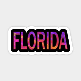 FLORIDA (Sunset Text) Magnet