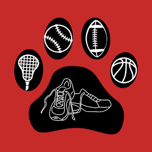 Sports paw with shoes T-Shirt