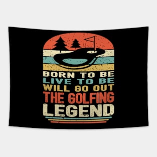 The Golfing Legend Tapestry