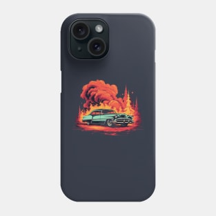 VINTAGE CAR, COLORED CARTOON STYLE Phone Case