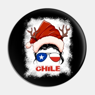 Chile girl, Chilean Christmas gift , Regalo Navidad Chile Pin