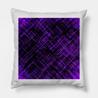 Criss-cross Pattern, Purple Pillow