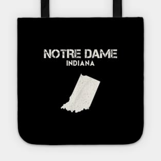 Notre Dame Indiana Retro Tote