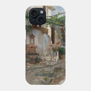 Farm Interior from the South of Spain by Hugo Birger Phone Case