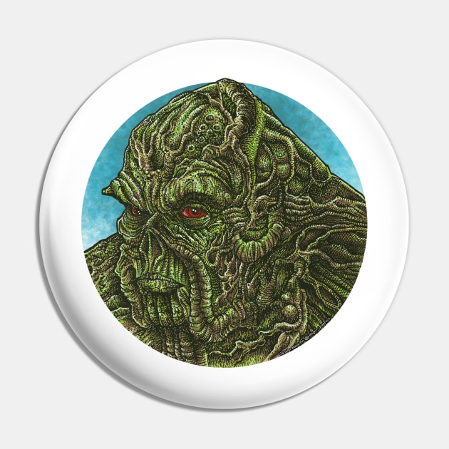 Swamp Thing Pin by PeligroGraphics