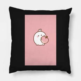 Peachy Bunny Pillow