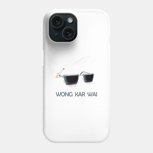 Wong Kar Wai Sunglasses and Cigarettes Phone Case by Youre-So-Punny