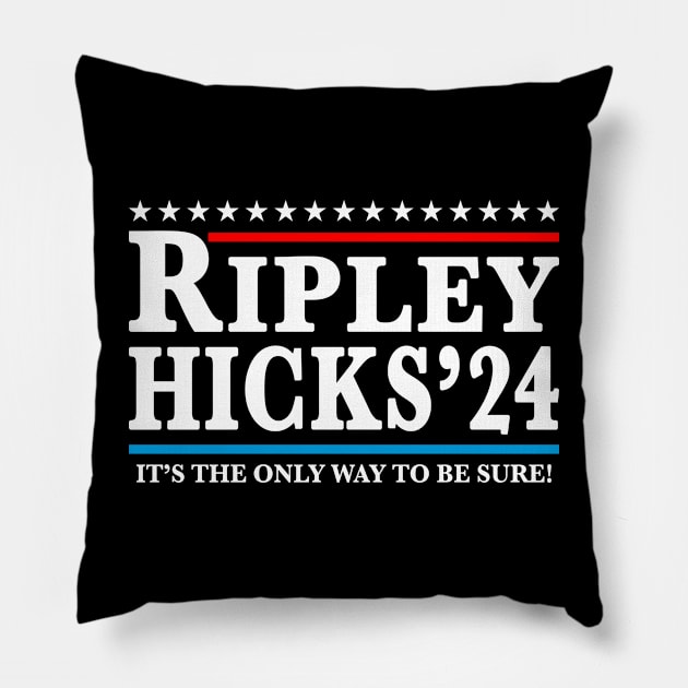 Ripley Hicks 24 It's The Only Way To Be Sure Pillow by SportsSeason