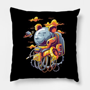 Astronot of a bear Pillow