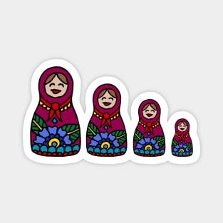 Russian Nesting Dolls Magnet