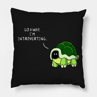 Introverted Turtle Pillow