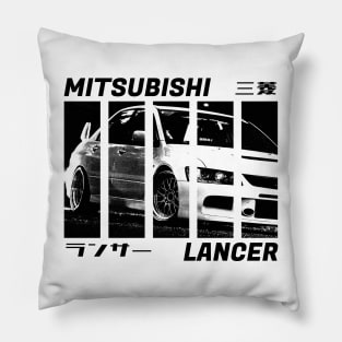 MITSUBISHI LANCER EVO IX Black 'N White 3 Pillow