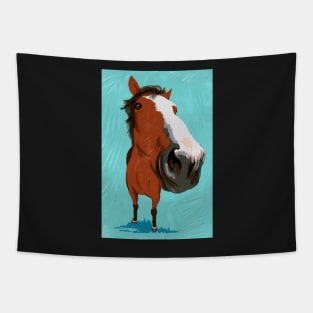 Nosey Horse Tapestry