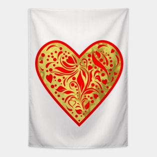 HAPPY Valentine Day Heart Tapestry