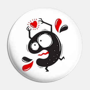 Funny monster Pin