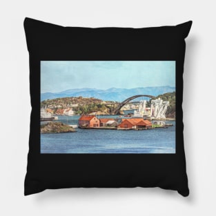 View of the Port of Stavanger Pillow