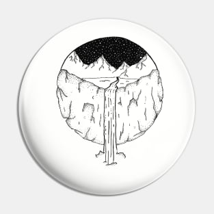 Waterfall Sky Pin