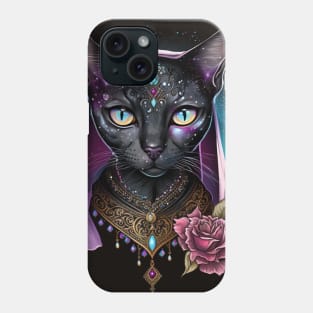 Dark Sould Abyssinian Cat Phone Case