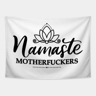 Funny Namaste Spiritual Design Tapestry