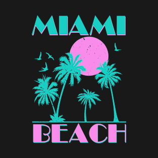 Miami beach vintage retro T-Shirt