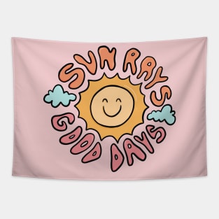 Sun Rays Good Days Tapestry