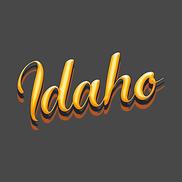 Idaho City Retro by LaarniGallery