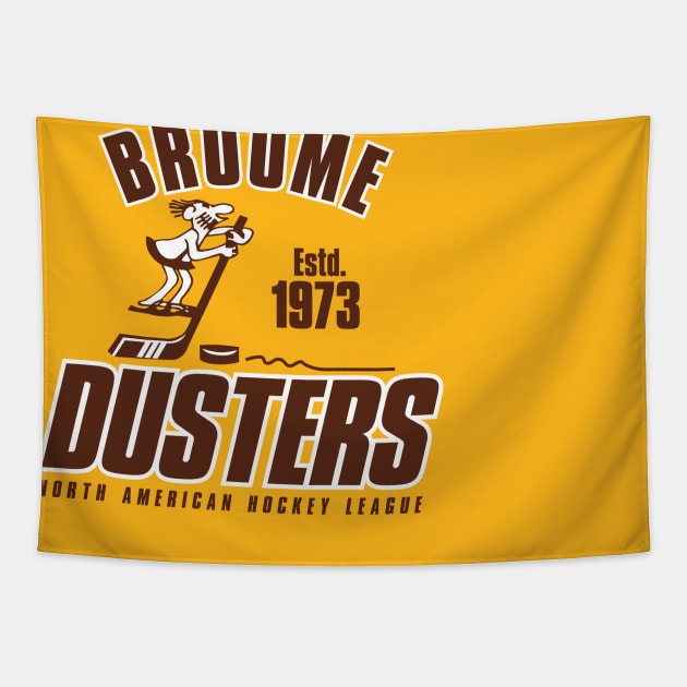 Broome Dusters Hockey Tapestry by MindsparkCreative