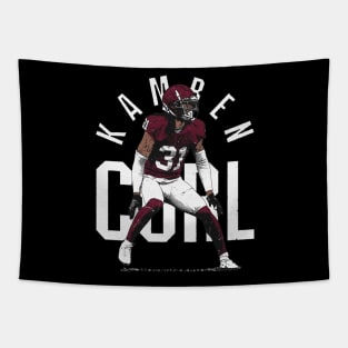 Kamren Curl Washington Player Name Tapestry