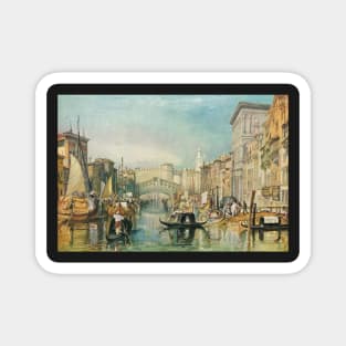 The Rialto, Venice, J M W Turner 1820-1 Magnet