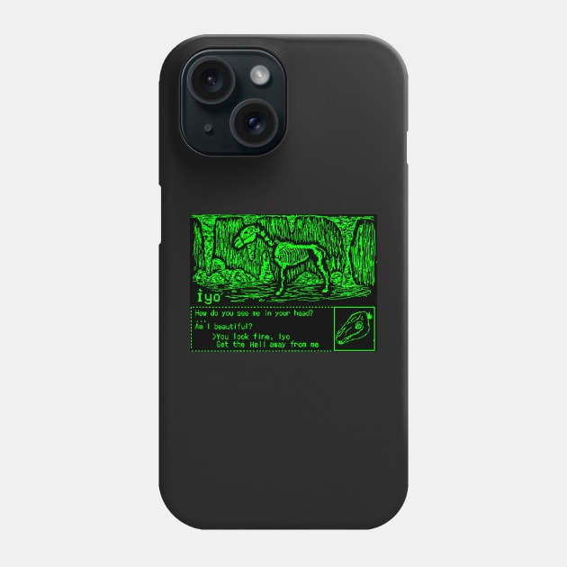 Insecure Skeleton Horse Phone Case by KatzenbarZeit