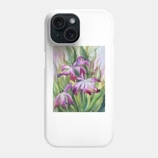 Tulips Watercolor Painting Phone Case