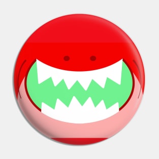 RadioActive Red Shark Pin