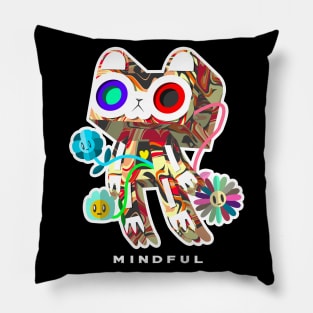 Abstract Cat Flower Boi Boosie Pillow