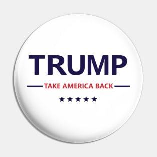 Trump Take America Back Pin