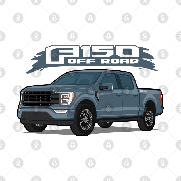 Car truck off road  f-150 grey by creative.z