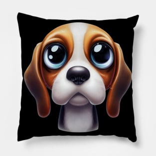 Pawsitivity Beagle Pillow