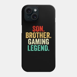 Son Brother Gamer Legend Gaming Phone Case