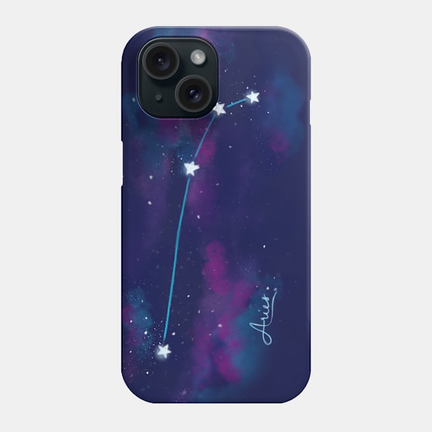 Aries Phone Case by Star Sandwich