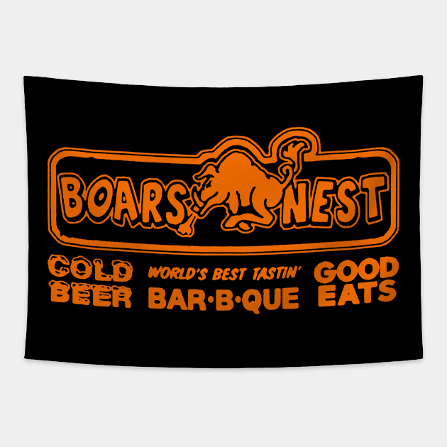 boars nest Tapestry by light nightmare