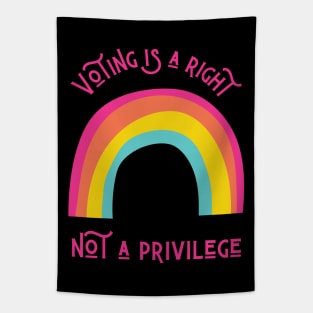 Voting is a Right Tapestry