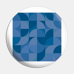 Modern Geometric (Blueberry) Pin