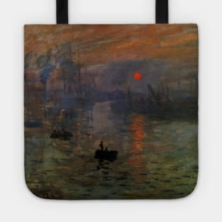 Impression, Sunrise by Claude Monet Tote