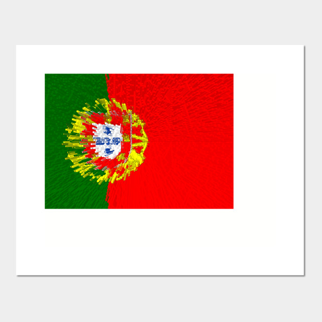 Extruded Flag Of Portugal