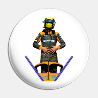 Lando Norris 2022 (with no background) Pin