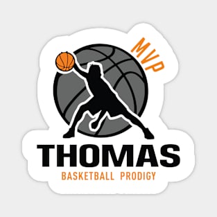 Thomas MVP Custom Player Basketball Prodigy Your Name Magnet